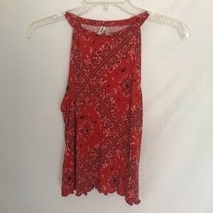 Mudd Paisley dressy tank